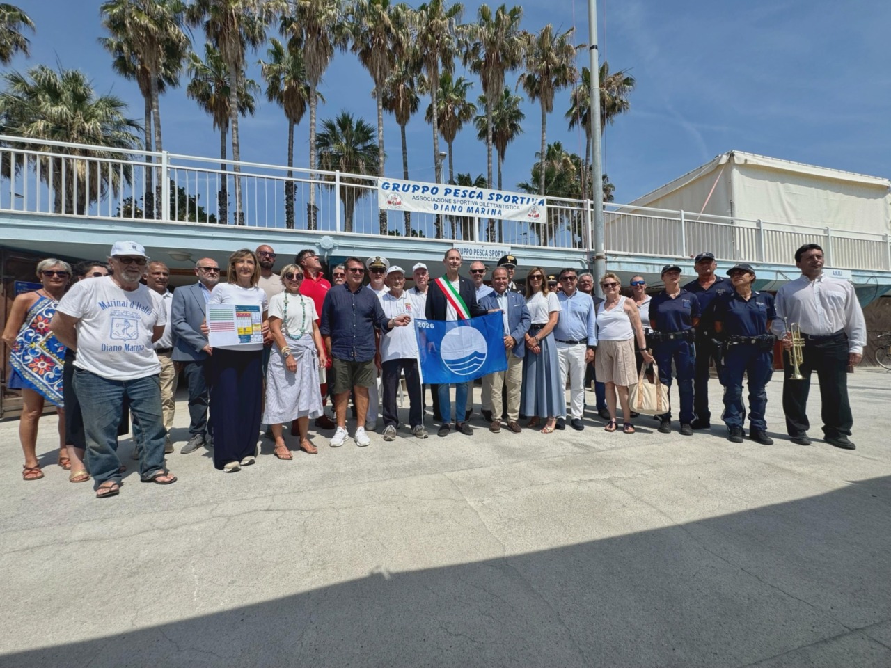 Diano Marina festeggia la settima Bandiera Blu consecutiva