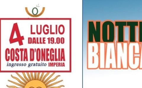 Notte Bianca a Costa d’Oneglia questo sabato