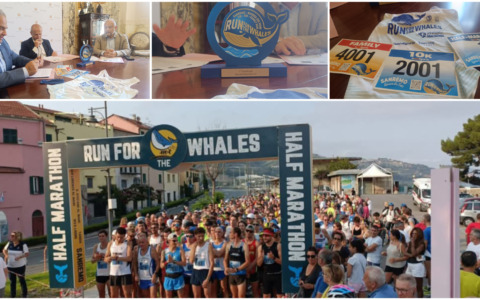 Torna la Run for the Whales a Sanremo. Sport e divulgazione uniti