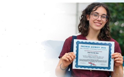 Alla studentessa imperiese Iris Fortugno il Premio Asimov per la divulgazione scientifica