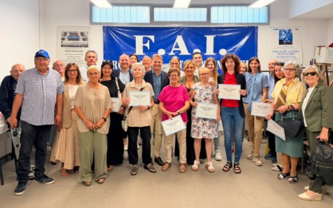 Consegna dei diplomi per i partecipanti al corso di francese di Regione Liguria