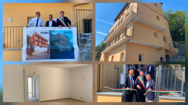 Caravonica, inaugurata la nuova palazzina di edilizia pubblica: dieci alloggi dopo cinquant’anni di attesa