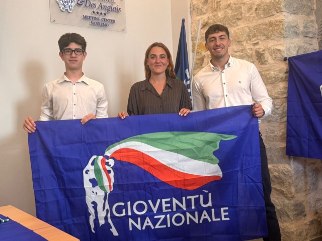 Primo congresso Gioventù Nazionale Imperia: eletti presidente Tommaso Cicerone e dirigenti Roberta Minasso e Ludovico Robaldo