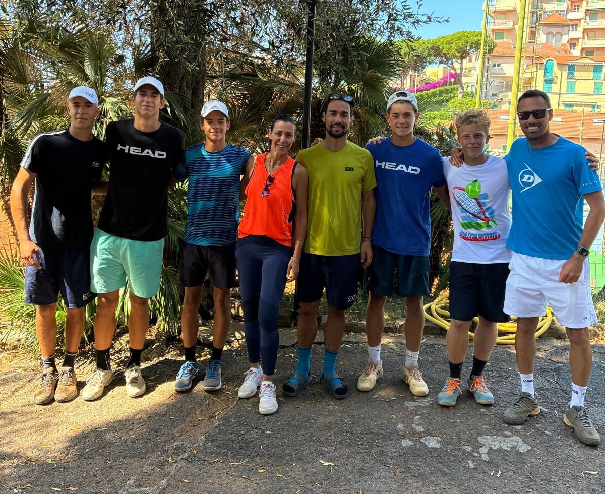 Fabio Fognini e Flavia Pennetta tengono a battesimo il Summer Camp del Circolo Tennis Samremo