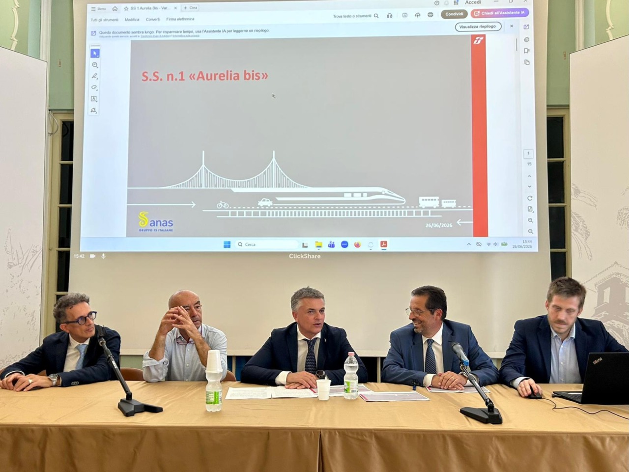 Aurelia Bis: vertice in comune con il viceministro Rixi
