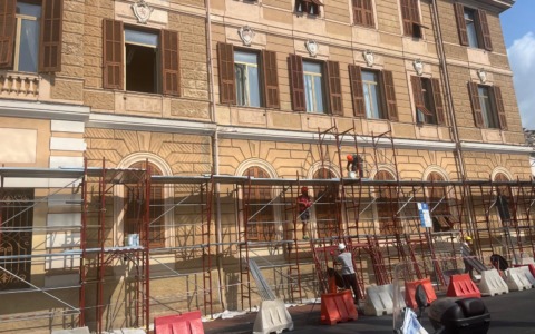 Al via i lavori di riqualificazione e miglioramento sismico del palazzo di piazza Roma