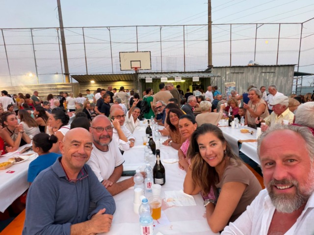 Il Sindaco di Sanremo con i vertici di Anima a tavola per Sant’Anna a Coldirodi