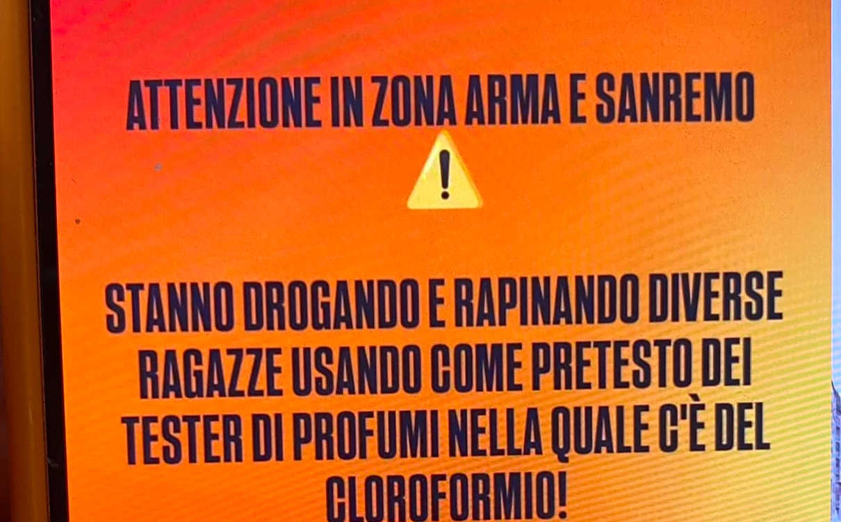 La bufala delle ragazze drogate con il cloroformio e rapinate