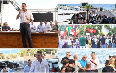 Il generale Vannacci a Imperia tra saluti romani e contestatori