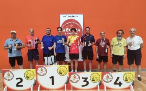 Tennis Tavolo Regina: grande successo per il 50° meeting Sanremo Open