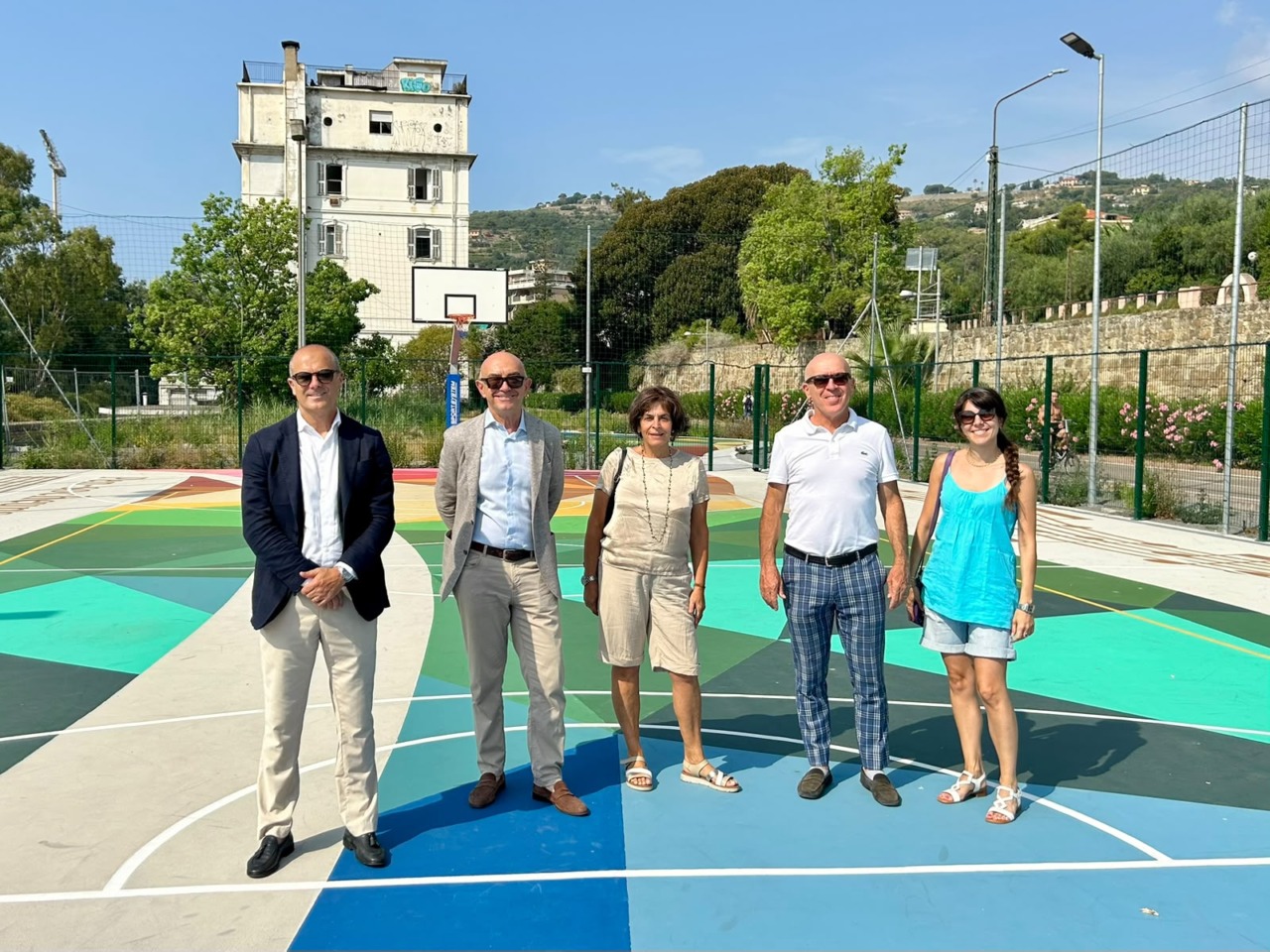 Apre il campo di basket a Pian di Poma