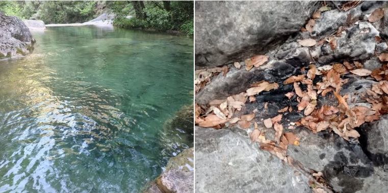 “Tamarri” sporcano e accendono un fuoco presso il rio Carne di Pigna. Il Sindaco: “Va chiuso e limitato l’accesso”
