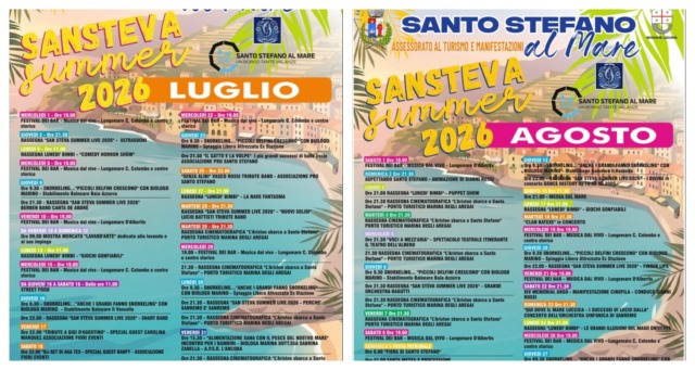 Oltre 60 eventi per l’estate di Santo Stefano al Mare