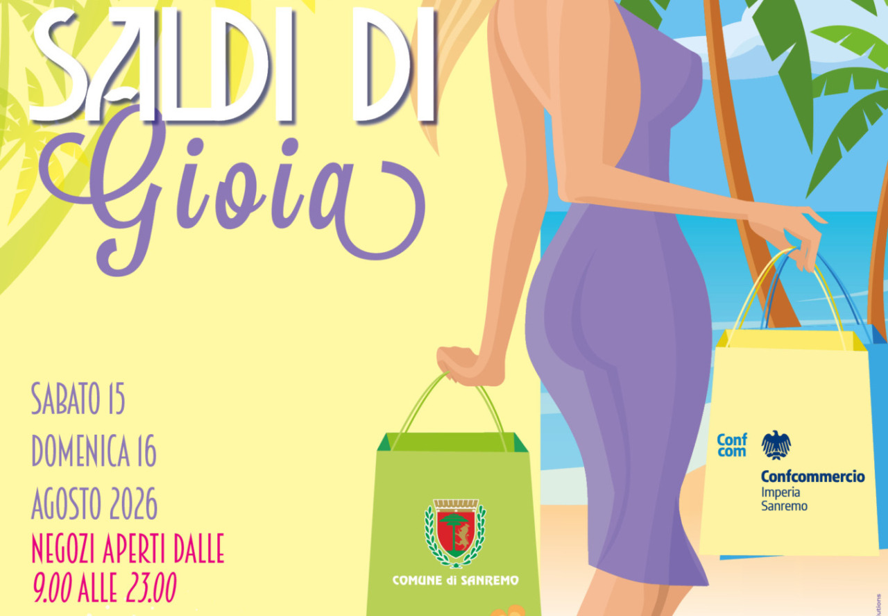 Saldi di gioia a Sanremo questo weekend
