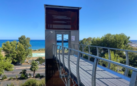 Riparte ascensore della ciclabile a Imperia