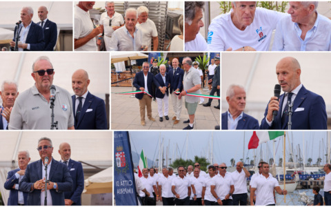 La festa con i campioni della nautica inaugura le Vele d’Epoca