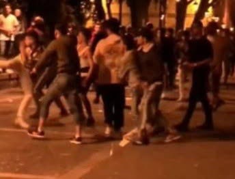 “Sangue ovunque in via Matteotti” per una rissa a bottigliate scoppiata questa notte