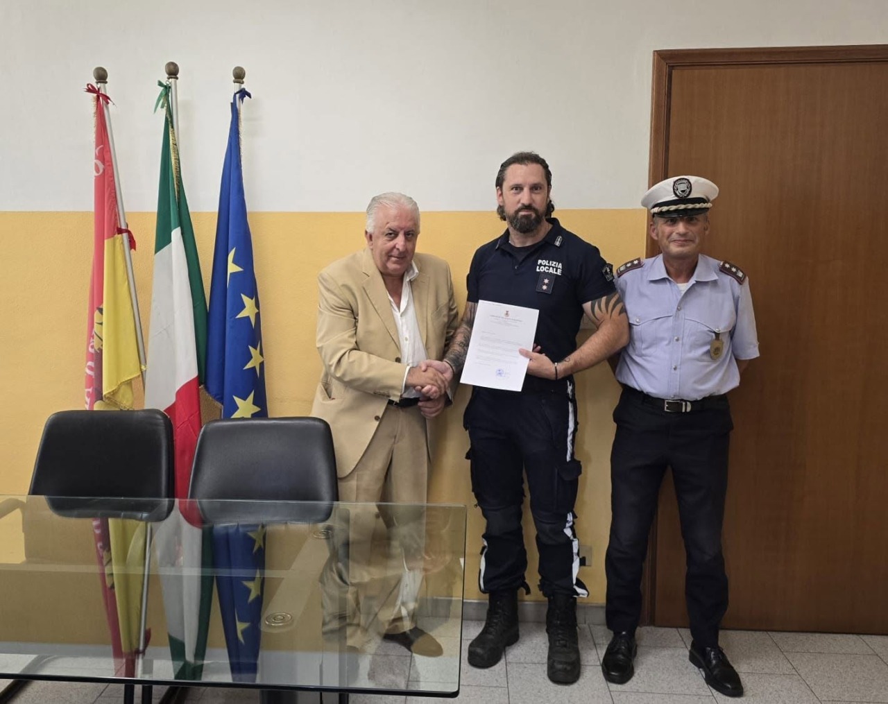 Encomio al vice commissario di Polizia Locale Antonio Cannoletta per un’operzione antidroga a Villanova