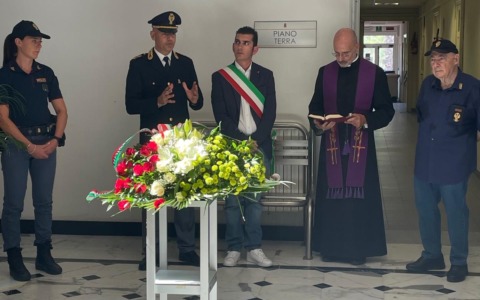 Polizia ricorda il vice sovrintendente Diego Turra caduto in servizio