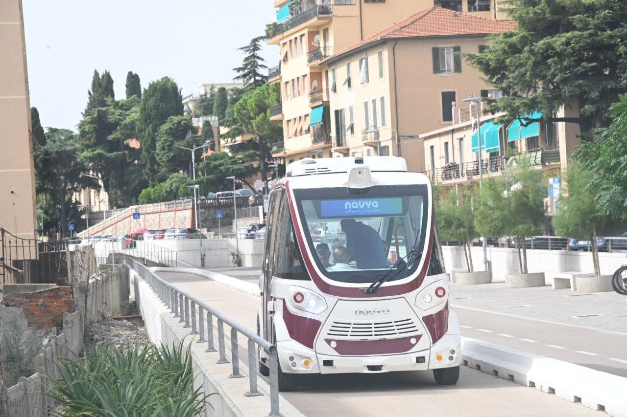 Navette senza conducente a Imperia, ecco come funzionano e come salire a bordo
