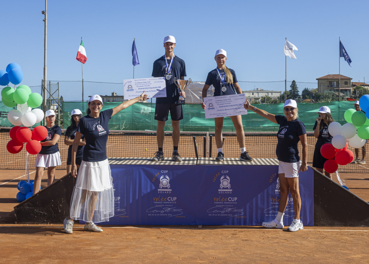Record di 280 giovani tennisti alla Decima Volée Cup “Pino Fassola” al Tennis Solaro