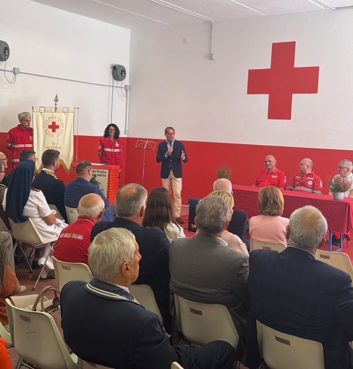 Croce Rossa Imperia, inaugurati nuovi spazi dopo il rogo