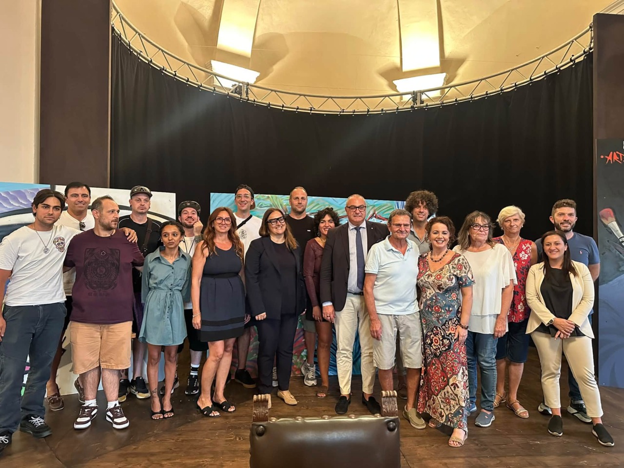 Oltre 1000 euro dall’asta di 10 delle 12 opere della mostra Writers a Bordighera