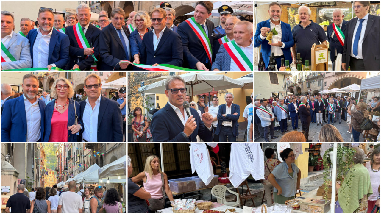 Taglio del nastro per Expo Valle Arroscia