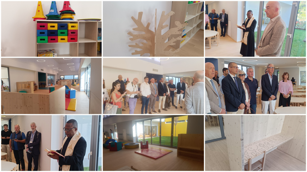 Taglio del nastro per la nuova scuola di Borgo Tinasso
