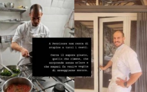 Taglio del nastro per il Petricore Lingueglietta dello chef stellato Riccardo Merli