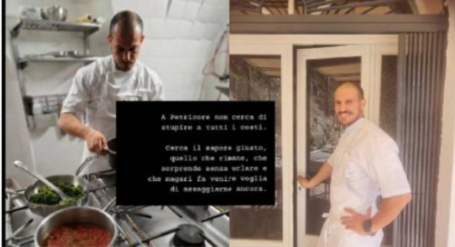 Taglio del nastro per il Petricore Lingueglietta dello chef stellato Riccardo Merli