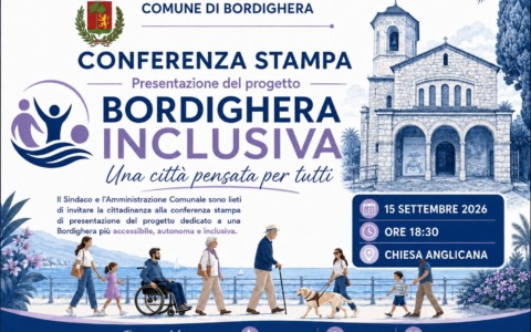 Bordighera inclusiva: martedì la presentazione dei progetti alla cittadinanza