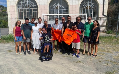 Nasce il progetto “Fuso in orario”, sport e inclusione tra l’Oneglia calcio e l’Anffas
