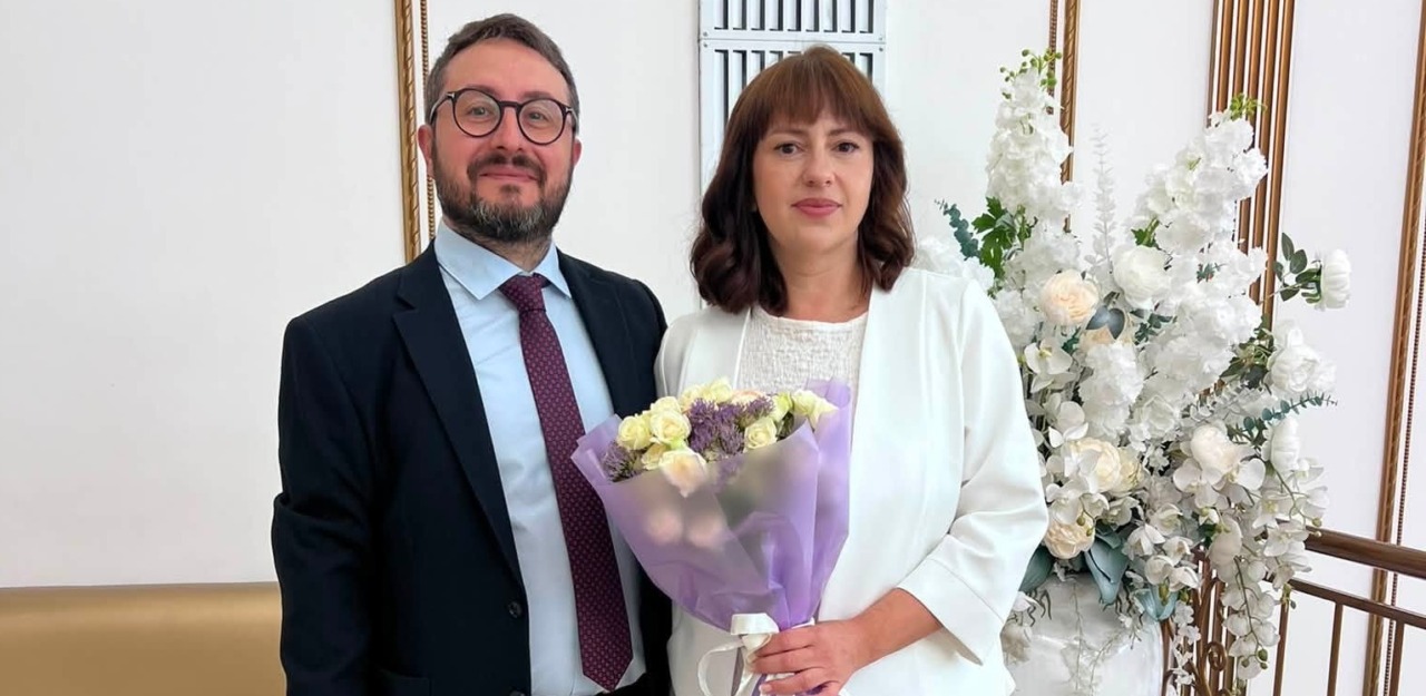 Il collega Andrea Di Blasio e Alyona oggi sposi in Russia e lo scorso 30 agosto genitori di Sofia:  “Sarà per sempre sì”