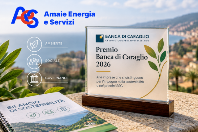 Amaie Energia vince il premio Banca di Caraglio per la sostenibilità