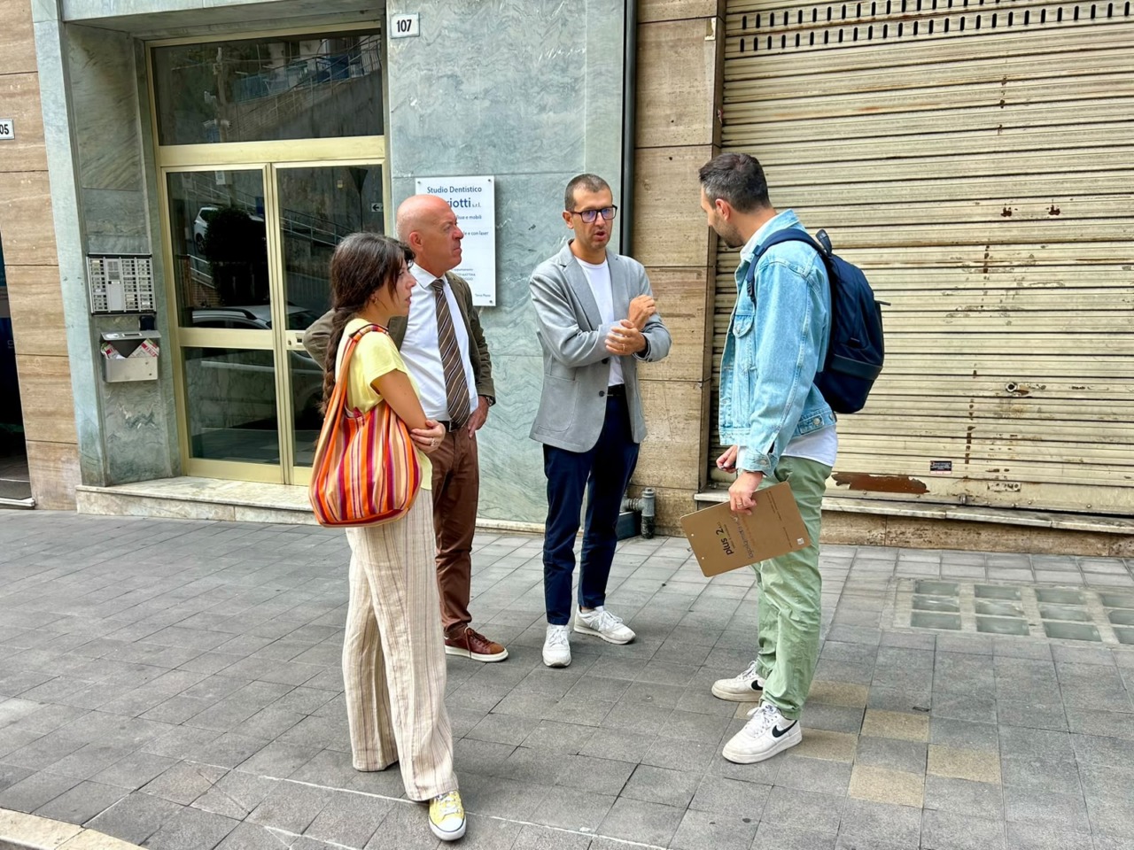 Sopralluogo per la riqualificazione urbana di Via Martiri e via Pietro Agosti