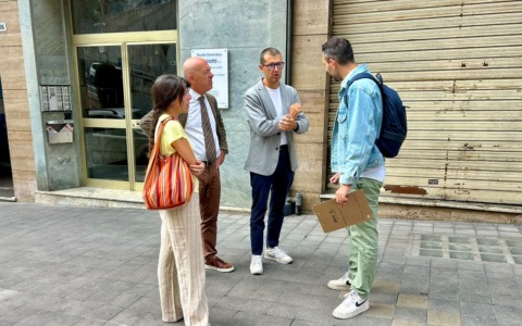 Sopralluogo per la riqualificazione urbana di Via Martiri e via Pietro Agosti