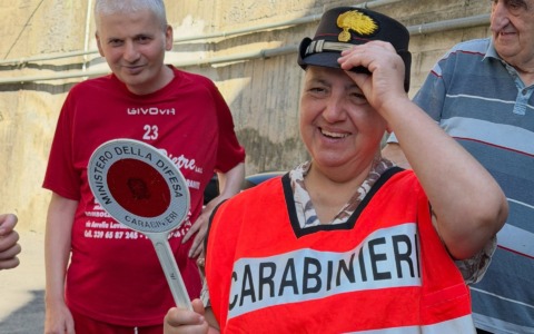 Una giornata speciale con i Carabinieri di Sanremo per gli ospiti del Piccolo Cottolengo