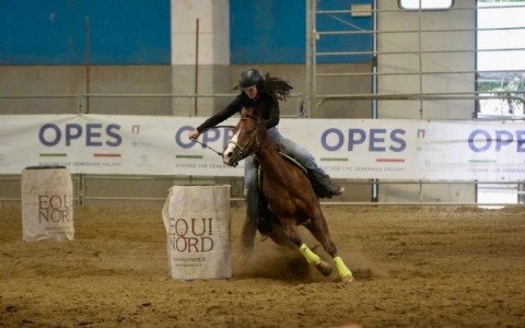 Marta Vailetti, doppio titolo italiano nella Gimkana Western a soli 15 anni