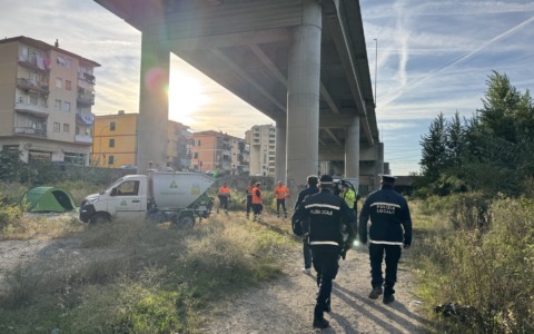 Sgombero questa mattina alle “Gianchette”