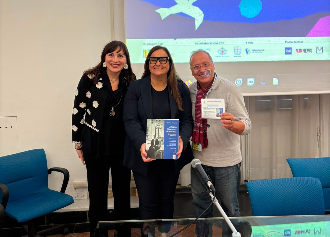 Baldassarre e Merello a Genova per presentare il libro sulla Regina Margherita, influencer “ante litteram”