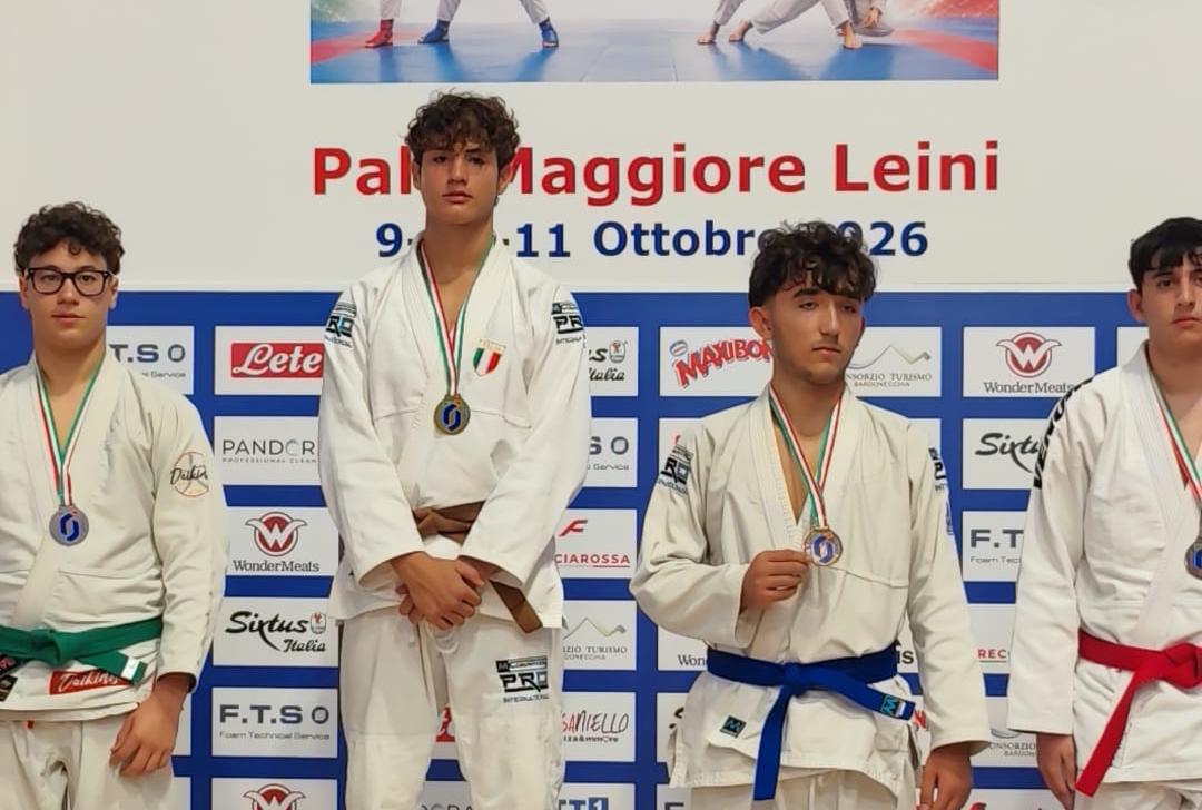 Mattia Salvi oro alla Coppa Italia di Ju Jitsu 2026