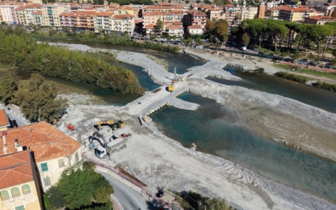 Nuova passerella di Ventimiglia: superata la prima prova di carico