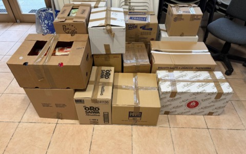 Raccolta alimentare del Lions Club Sanremo Host: raccolti oltre 250 kg di alimenti