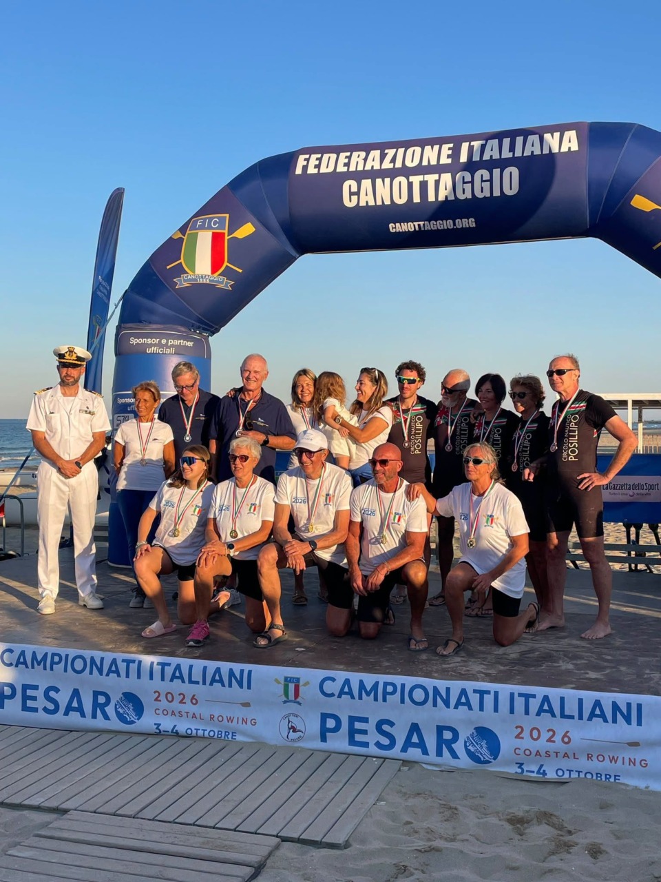 Canottieri Sanremo, due ori e un argento ai Campionati Italiali Master di Coastal Rowing