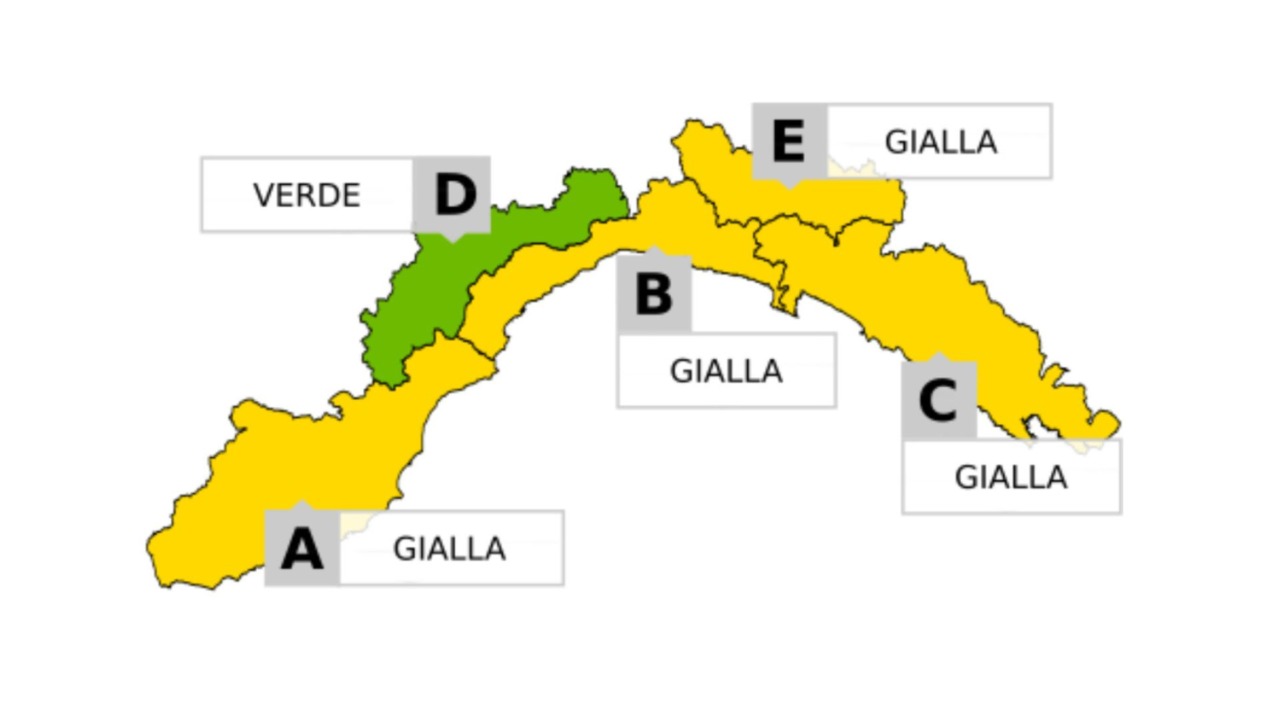 Pioggia in arrivo, allerta gialla domani