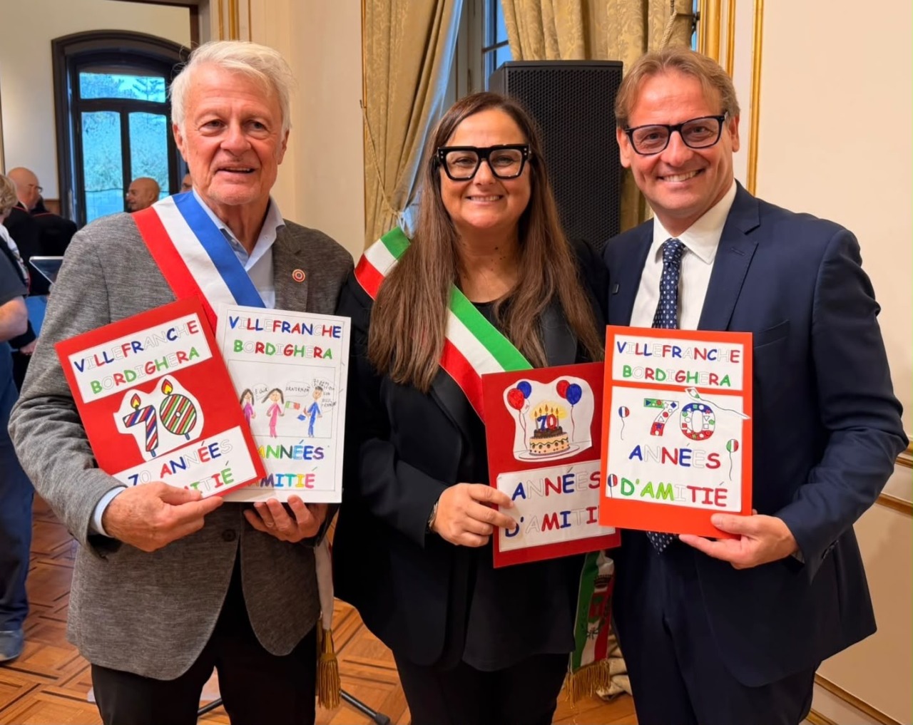 Bordighera e Villefranche sur Mer celebrano i 70 anni di gemellaggio