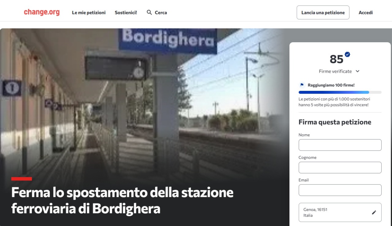 Petizione contro lo spostamento della stazione: «Ascoltare la voce dei cittadini»